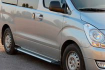 Hyundai H300, H1, Starex 2008–2020 Sidosteg Line (2 st, aluminium) foto 2