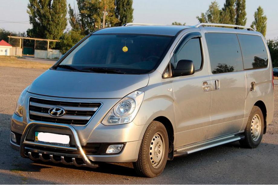 Hyundai H300, H1, Starex 2008–2020 Sidosteg Line (2 st, aluminium) Image