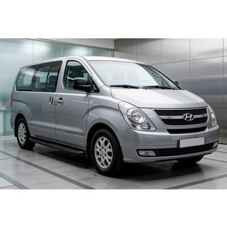 Sidosteg Tayga Black (2 st, aluminium) Hyundai H300, H1, Starex 2008–2020 foto 1