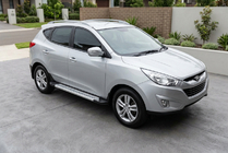 Hyundai IX-35 2010–2015 Sidosteg New Vision Grey (2 st, aluminium) foto 2