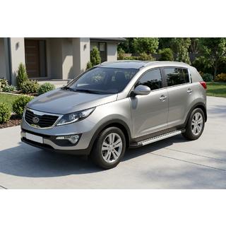 Sidosteg New Vision Grey (2 st, aluminium) Kia Sportage 2010–2015 foto 1
