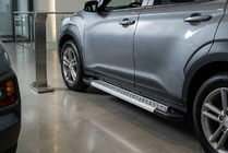 Hyundai Kona 2017–2023 Sidosteg New Vision Grey (2 st, aluminium) foto 1
