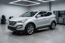 Hyundai Santa Fe 3 2012–2018 Sidosteg New Vision Grey (2 st, aluminium) foto 1