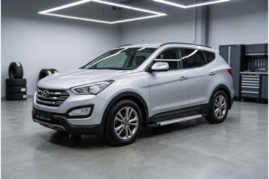 Hyundai Santa Fe 3 2012–2018 Sidosteg New Vision Grey (2 st, aluminium) Image