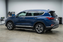 Hyundai Santa Fe 4 2018–2023 Sidosteg BlackLine (2 st, aluminium) foto 1