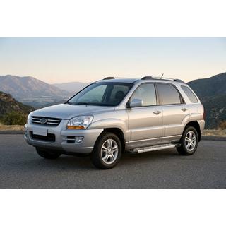 Sidosteg New Vision Grey (2 st, aluminium) Kia Sportage 2004–2010 foto 1