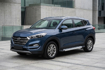 Hyundai Tucson TL 2016–2021 Sidosteg New Vision Grey (2 st, aluminium) foto 1