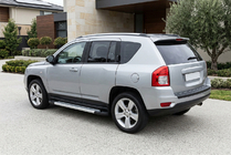 Jeep Compass 2006–2016 Sidosteg New Vision Grey (2 st, aluminium) foto 1