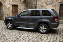 Jeep Grand Cherokee WK 2004–2010 Sidosteg New Vision Grey (2 st, aluminium) foto 1