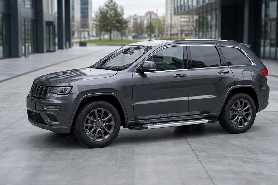 Jeep Grand Cherokee WK2 2010–2021 Sidosteg New Vision Grey (2 st, aluminium) Image
