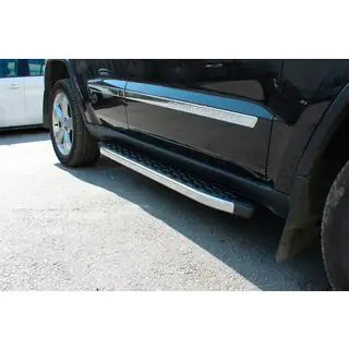 Sidosteg BlackLine (2 st, aluminium)