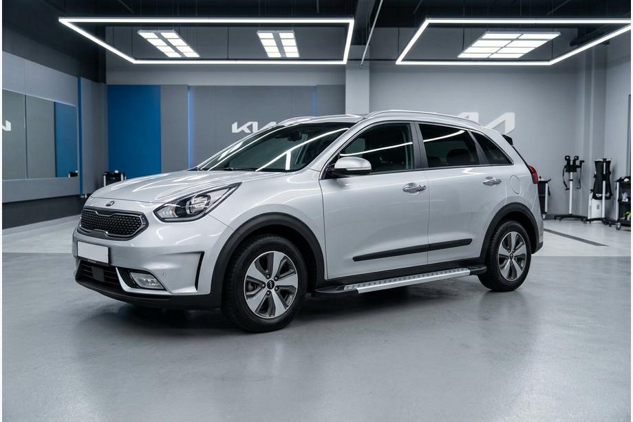 Kia Niro 2016–2021 Sidosteg New Vision Grey (2 st, aluminium) Image