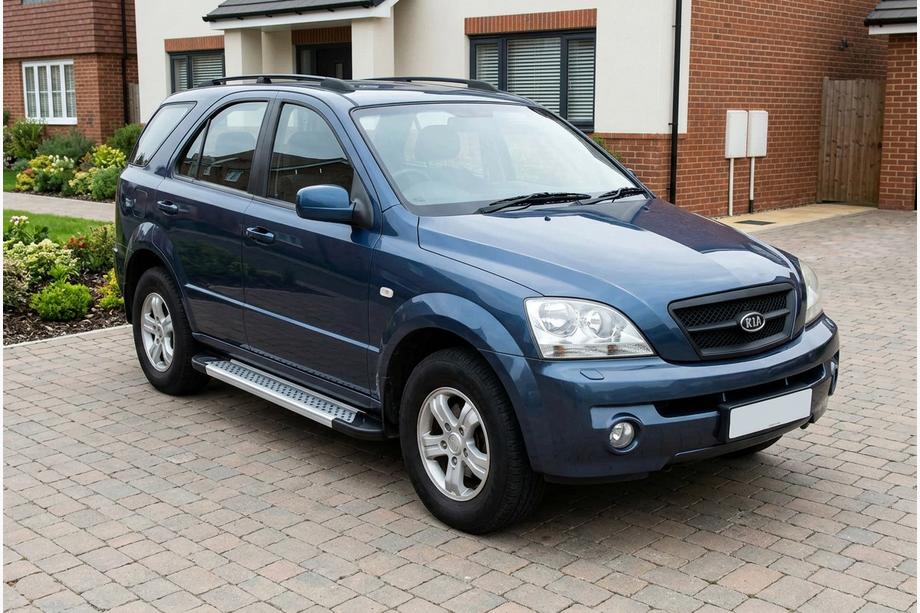 Kia Sorento I BL 2002–2009 Sidosteg New Vision Grey (2 st, aluminium) Image