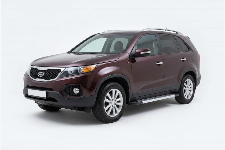 Kia Sorento II XM 2009–2014 Sidosteg New Vision Grey (2 st, aluminium) 2013-2016 Image