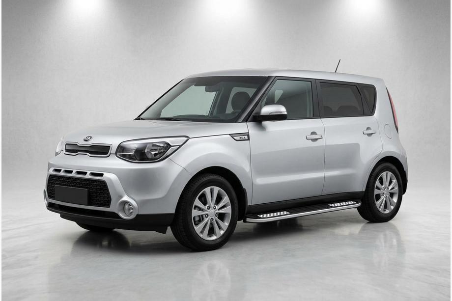 Kia Soul II 2013–2018 Sidosteg Tayga V2 (2 st, aluminium) Image
