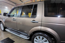 Land Rover Discovery III 2004–2009 Sidosteg Tayga V2 (2 st, aluminium) foto 6