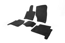 Audi Q7 2005–2015 EVA bilmattor (svarta) 3 rader (6 mattor) foto 21