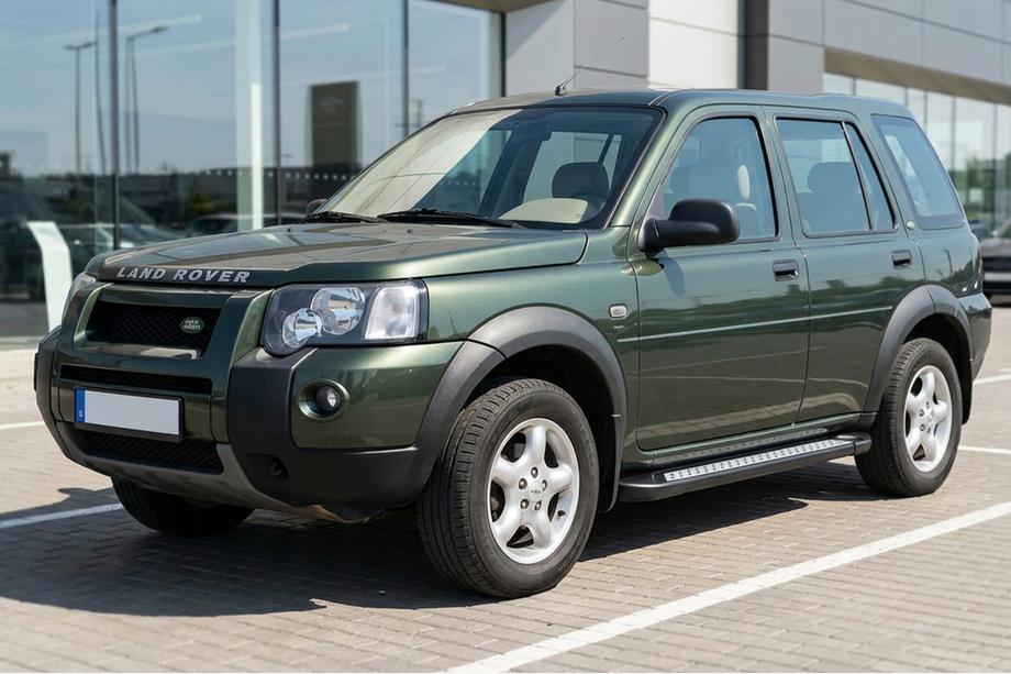 Land Rover Freelander I 1997–2006 New Vision Black sidosteg (2 st, aluminium) Image