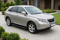 Lexus RX 2009–2015 Sidosteg Allmond Black (2 st, aluminium) foto 1