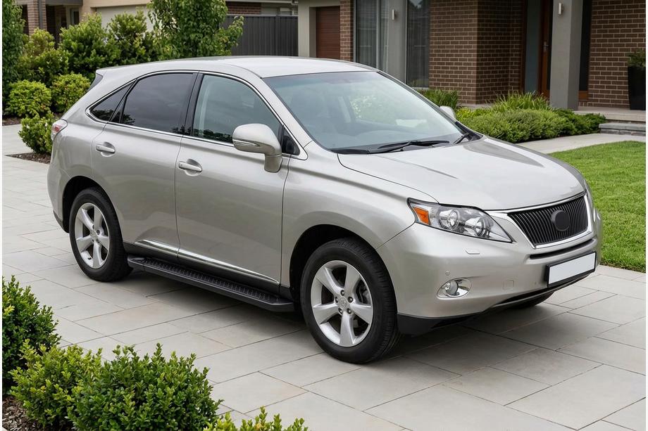 Lexus RX 2009–2015 Sidosteg Allmond Black (2 st, aluminium) Image