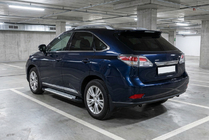 Lexus RX 2009–2015 Sidosteg Allmond Grey (2 st, aluminium) foto 1