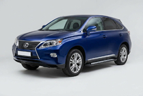 Lexus RX 2009–2015 New Vision Black sidosteg (2 st, aluminium) foto 1