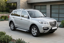 Lifan X60 2011– Sidosteg New Vision Grey (2 st, aluminium) foto 1