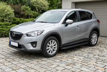 Mazda CX-5 2012–2017 Sidosteg Tayga Black (2 st, aluminium) foto 1
