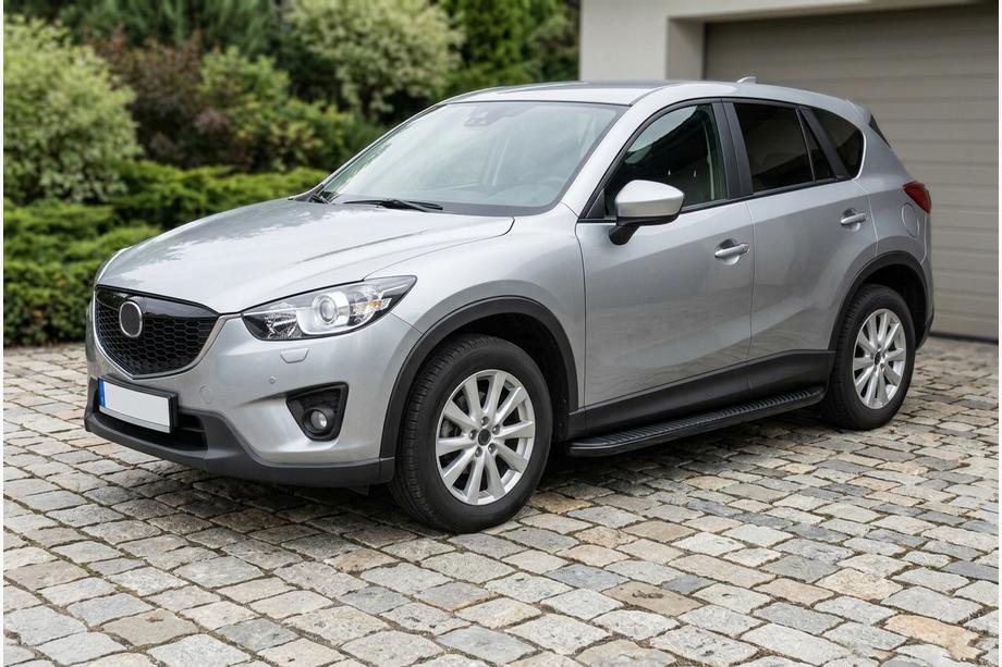 Mazda CX-5 2012–2017 Sidosteg Tayga Black (2 st, aluminium) Image