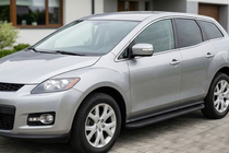 Mazda CX-7 2006–2012 Sidosteg Tayga Black (2 st, aluminium) foto 1