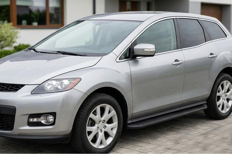 Mazda CX-7 2006–2012 Sidosteg Tayga Black (2 st, aluminium) Image