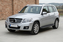 Mercedes GLK class X204 2008–2015 Sidosteg Tayga Black (2 st, aluminium) foto 1