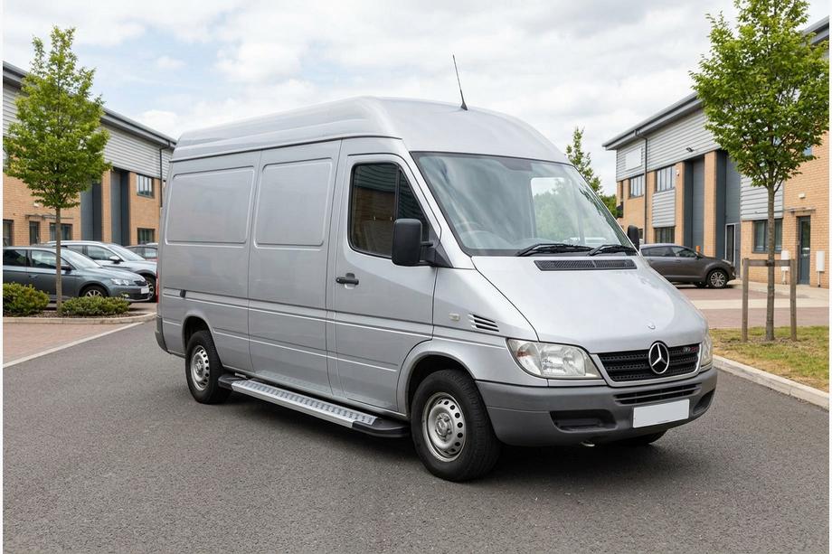Mercedes Sprinter W901/902/903/904/905 1995–2006 Sidosteg New Vision Grey (2 st, aluminium) Image