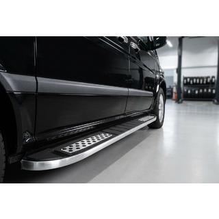 Sidosteg Tayga V2 (2 st, aluminium) Mercedes Vito W639 2004–2014 foto 1