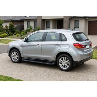 Sidosteg Tayga Black (2 st, aluminium) foto 1