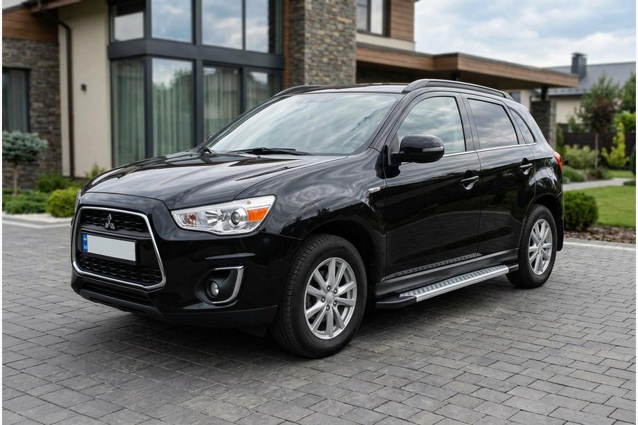 Mitsubishi ASX 2010–2023 Sidosteg New Vision Grey (2 st, aluminium) Image