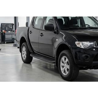 Sidosteg Tayga Black (2 st, aluminium) foto 1