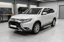 Mitsubishi Outlander 2012–2021 Sidosteg New Vision Grey (2 st, aluminium) foto 1