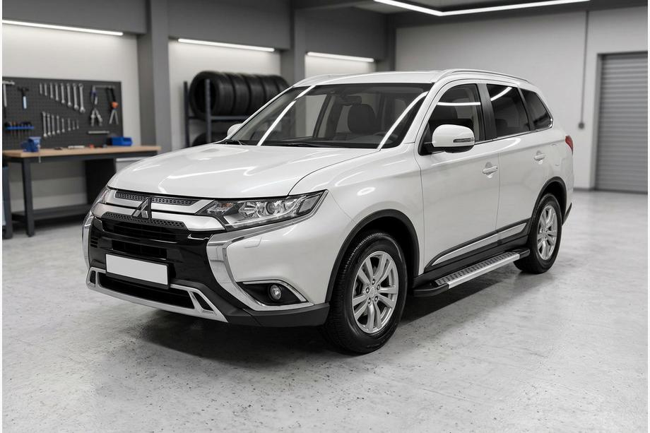 Mitsubishi Outlander 2012–2021 Sidosteg New Vision Grey (2 st, aluminium) Image