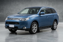 Mitsubishi Outlander 2012–2021 Sidosteg Tayga Black (2 st, aluminium) foto 1