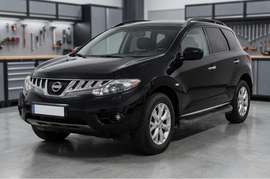 Nissan Murano 2008–2014 Sidosteg Tayga Black (2 st, aluminium) Image
