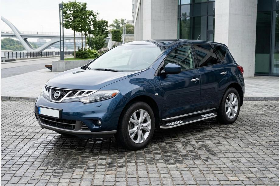 Nissan Murano 2008–2014 Sidosteg Tayga V2 (2 st, aluminium) Image