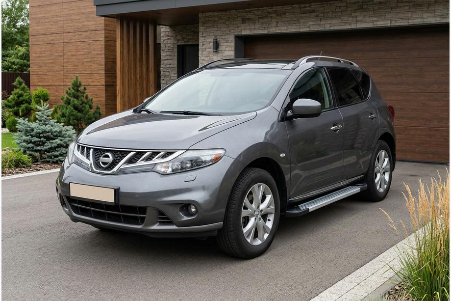 Nissan Murano 2008–2014 Sidosteg New Vision Grey (2 st, aluminium) Image