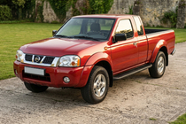 Nissan NP300 1999–2015 Sidosteg Tayga Black (2 st, aluminium) foto 1
