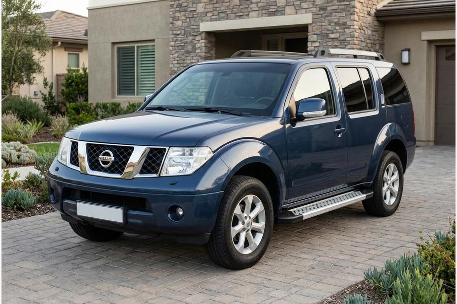Nissan Pathfinder R51 2005–2014 Sidosteg New Vision Grey (2 st, aluminium) Image