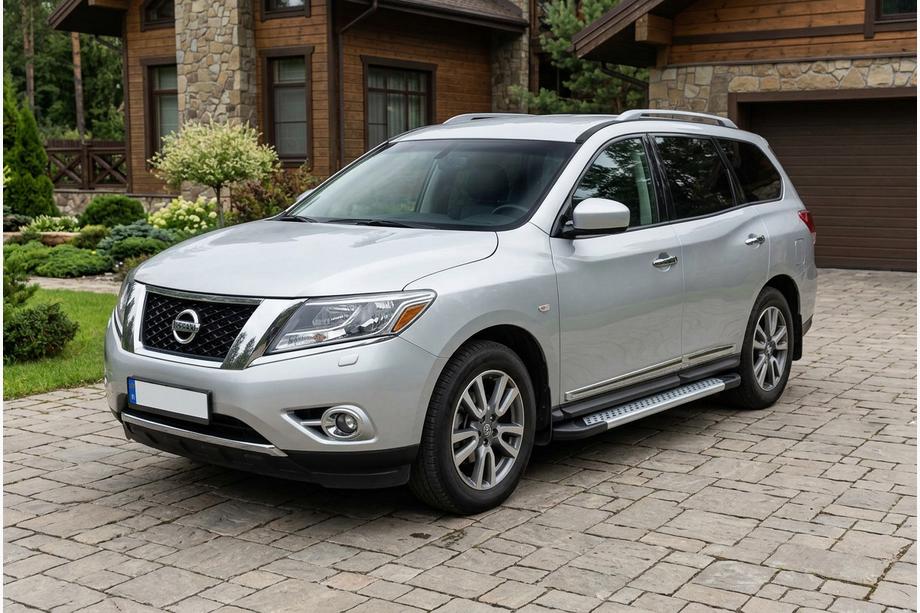 Nissan Pathfinder R52 2012–2021 Sidosteg New Vision Grey (2 st, aluminium) Image