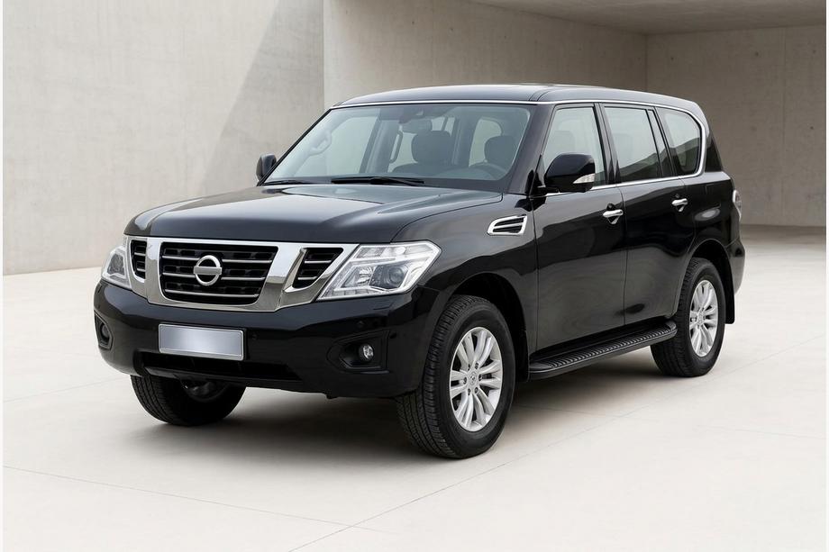 Nissan Patrol Y62 2010–2024 Sidosteg Tayga Black (2 st, aluminium) Image