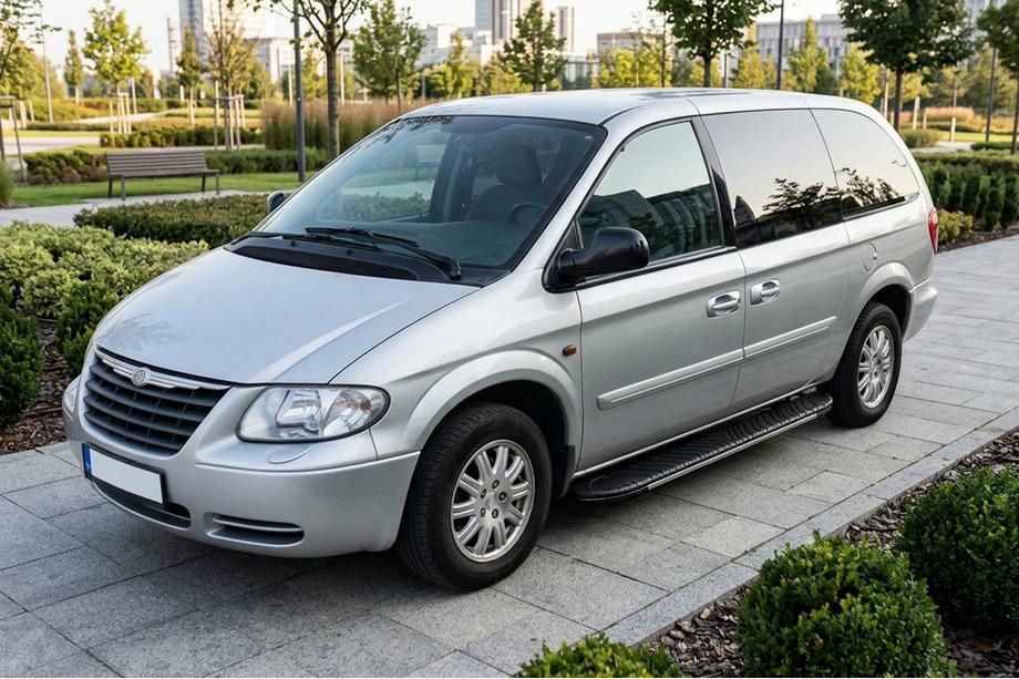 Chrysler Voyager 2001–2007 Sidosteg Bosphorus Grey (2 st, aluminium) Image