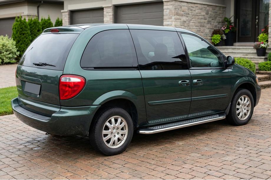 Chrysler Voyager 2001–2007 Sidosteg Maydos V2 (2 st, aluminium) Foto 1