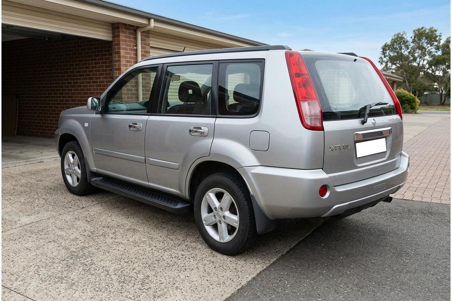 Nissan X-trail T30 2002–2007 Sidosteg Allmond Black (2 st, aluminium) Image